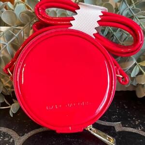 Marc Jacobs Red Mini Crossbody Bag Glossy Finish NWT